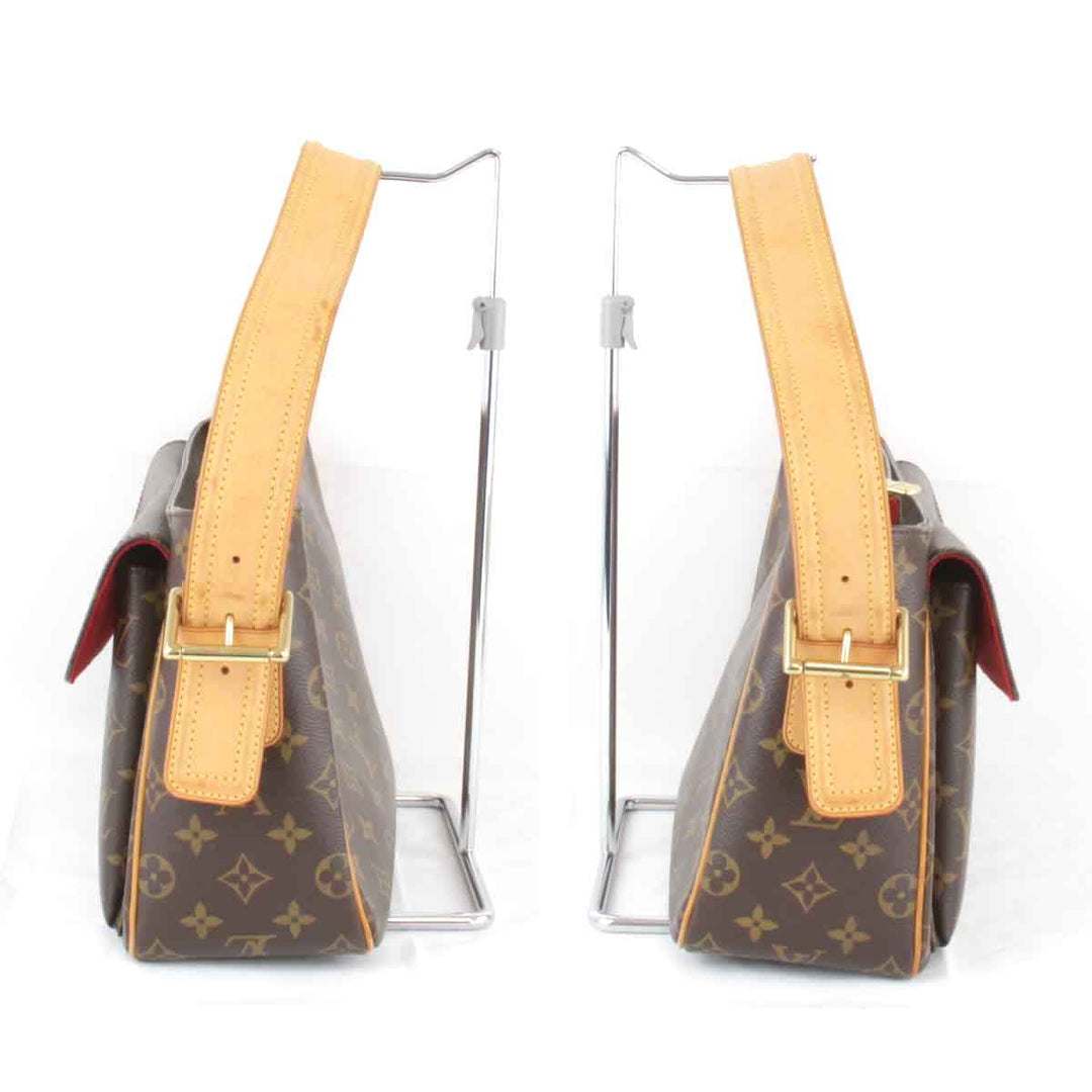 美品『USED』 
LOUIS VUITTON ルイ・ヴィトン 
 ヴィバ・シテGM M51163 ショルダーバッグ 
モノグラムキャンバス モノグラム