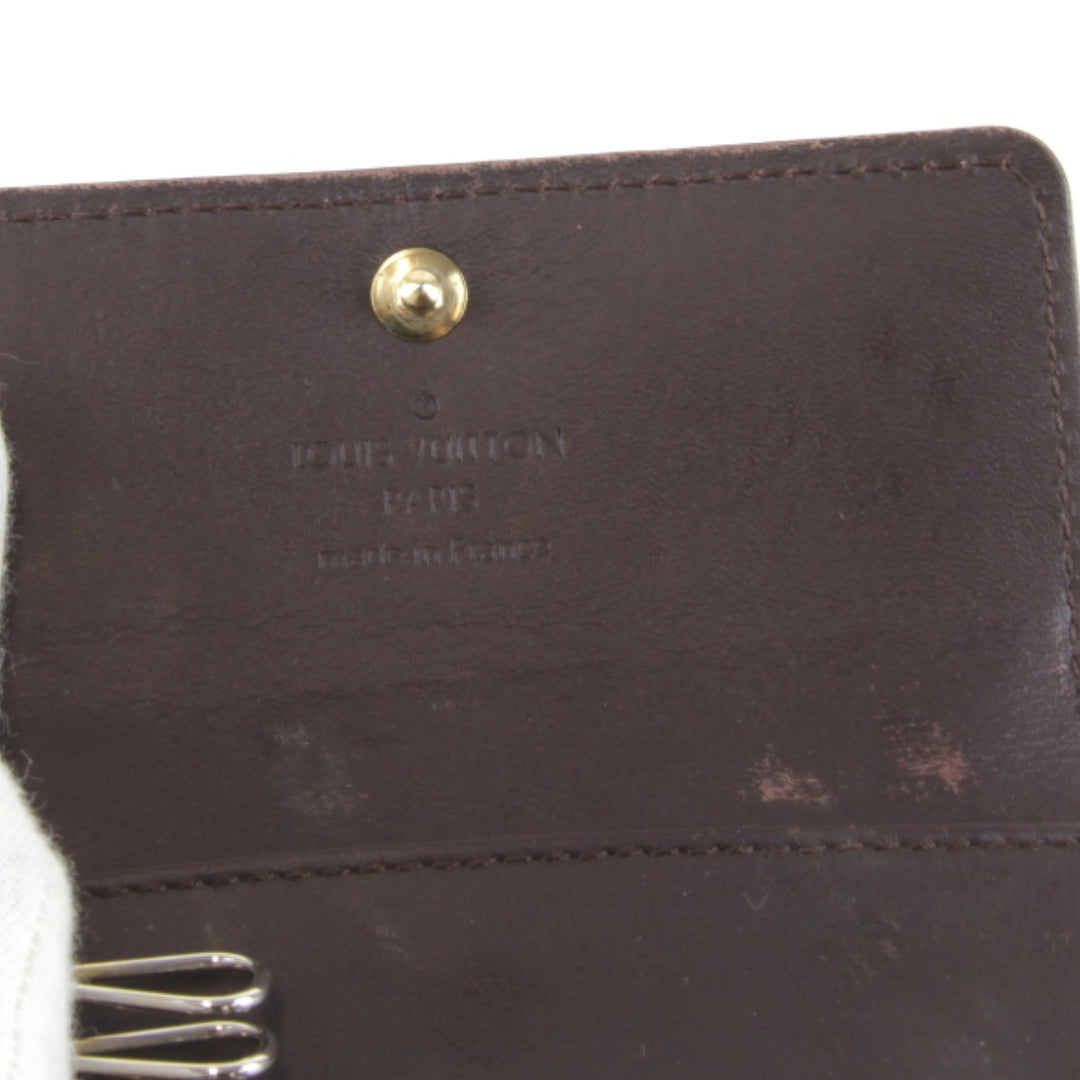 『USED』 
LOUIS VUITTON ルイ・ヴィトン 
 ミュルティクレ4 M93517 キーケース 
ヴェルニ アマラント