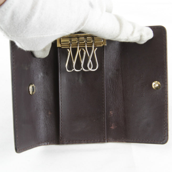 『USED』 
LOUIS VUITTON ルイ・ヴィトン 
 ミュルティクレ4 M93517 キーケース 
ヴェルニ アマラント