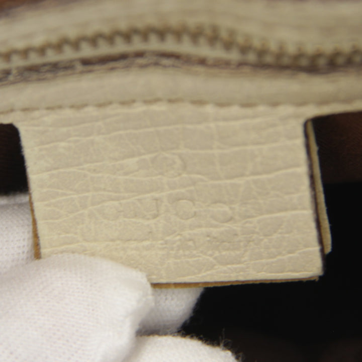 『USED』 
GUCCI グッチ 
 シェリーライン ミニハンドバッグ チャーム付き 139261・213048 ハンドバッグ 
GGキャンバス ベージュ