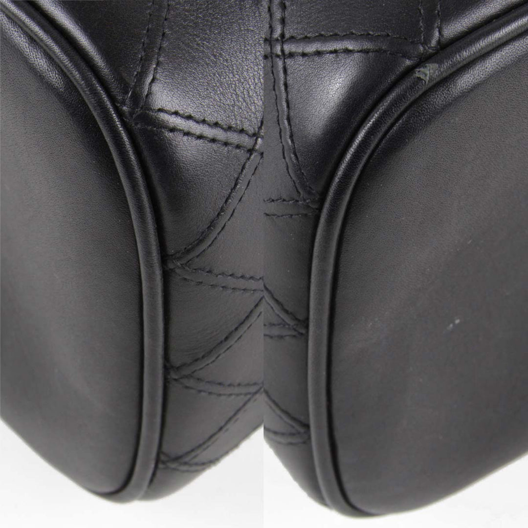 良品『USED』 
CHANEL シャネル 
 バニティバッグ 
レザー ブラック