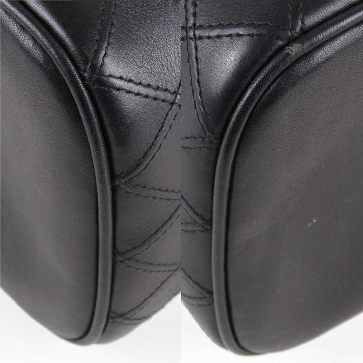 良品『USED』 
CHANEL シャネル 
 バニティバッグ 
レザー ブラック