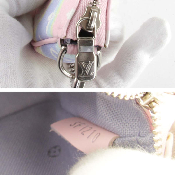 美品『USED』 
LOUIS VUITTON ルイ・ヴィトン 
 エスカル ミニポシェットアクセソワール M69269 アクセサリーポーチ 
PVCコーティングキャンバス パステルマルチカラー