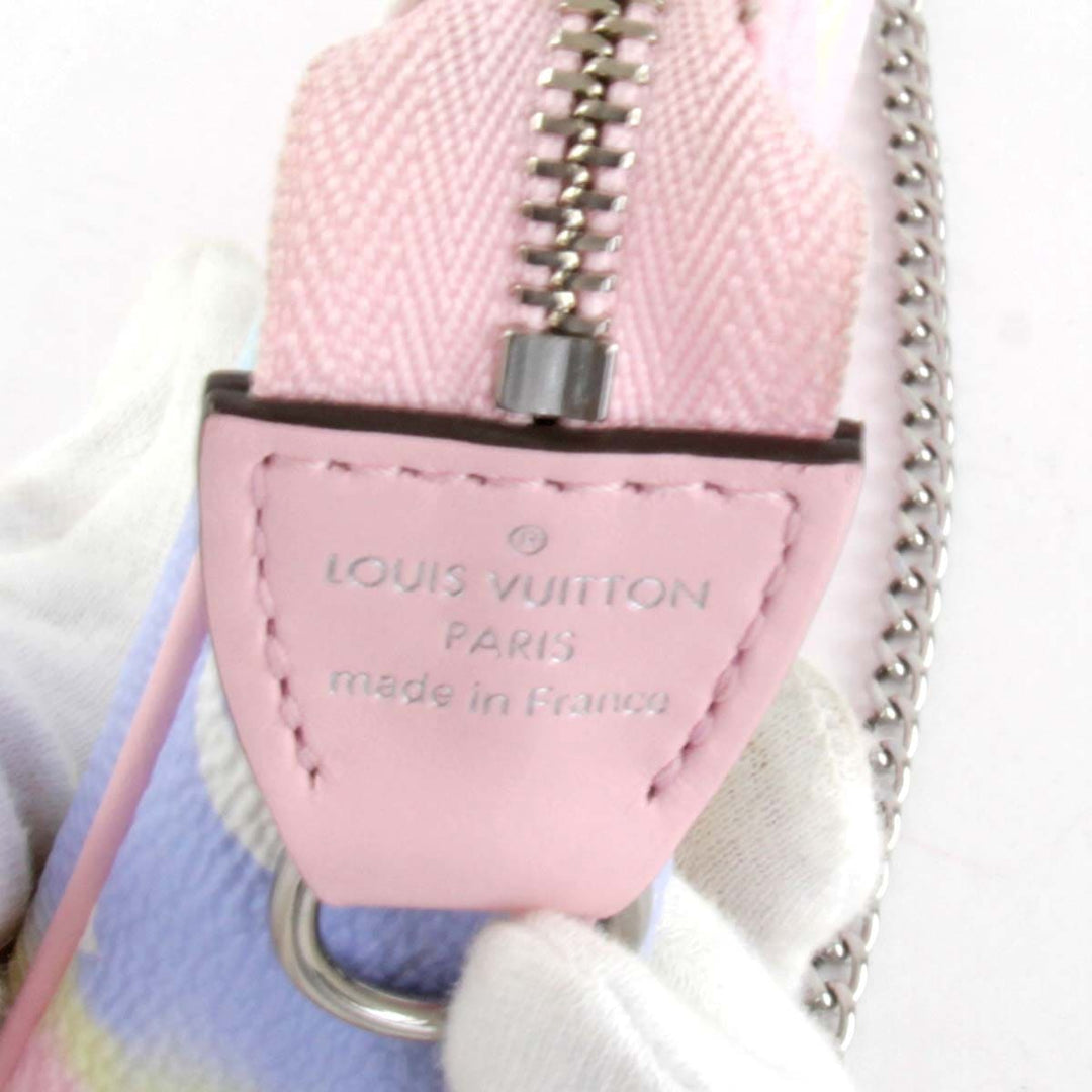 美品『USED』 
LOUIS VUITTON ルイ・ヴィトン 
 エスカル ミニポシェットアクセソワール M69269 アクセサリーポーチ 
PVCコーティングキャンバス パステルマルチカラー