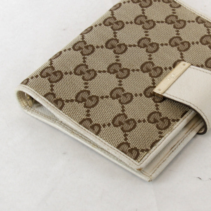 『USED』 
GUCCI グッチ 
 115240・0416 手帳カバー 
GGキャンバス ブラウン