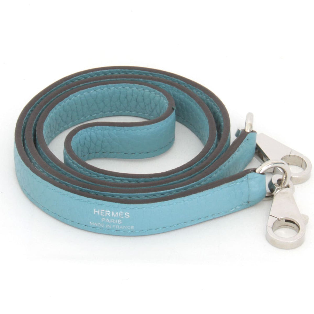 美品『USED』 
HERMES エルメス 
 ボリード ハンドバッグ 
トリヨンクレマンス ブルー
