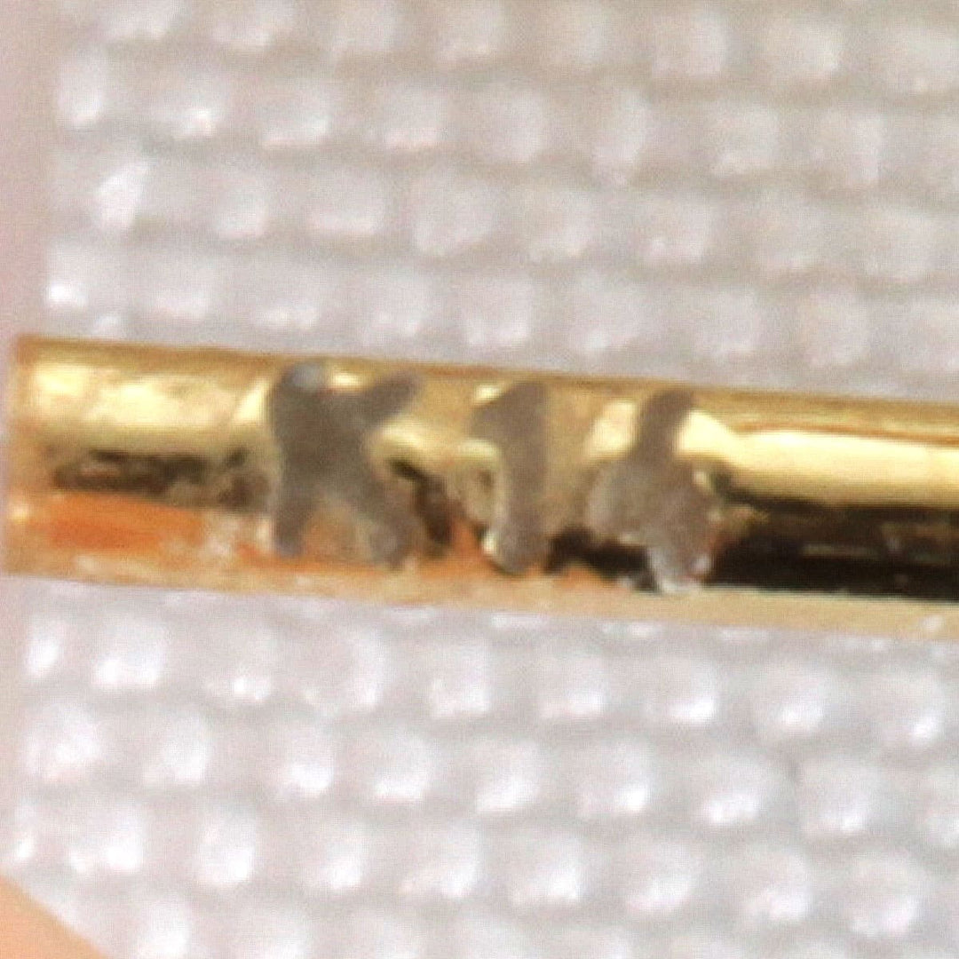 美品『USED』 K14 
 二連フープ ピアス
 1.6g
