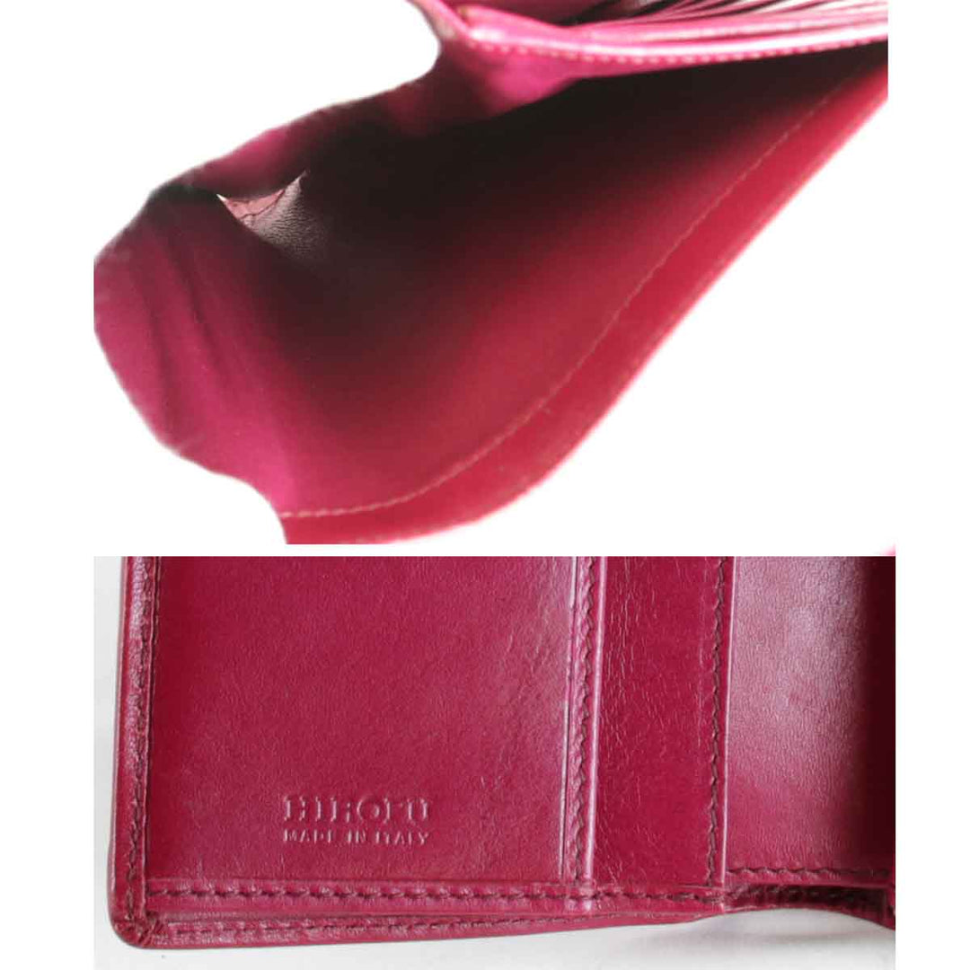 『USED』 
HIROFU ヒロフ 
 長財布 
レザー レッド