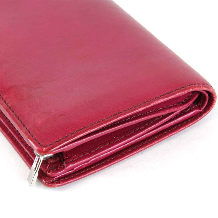 『USED』 
HIROFU ヒロフ 
 長財布 
レザー レッド