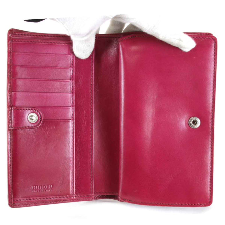 『USED』 
HIROFU ヒロフ 
 長財布 
レザー レッド