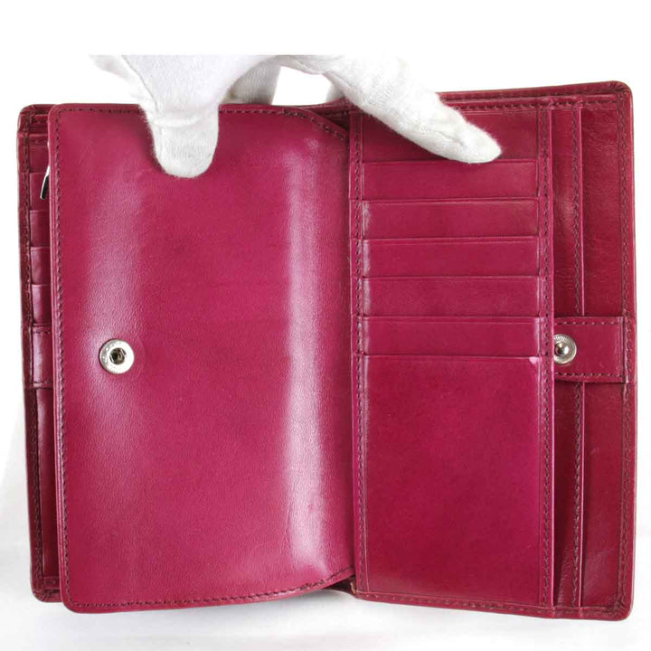 『USED』 
HIROFU ヒロフ 
 長財布 
レザー レッド