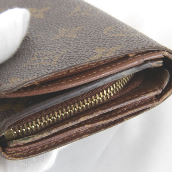 『USED』 
LOUIS VUITTON ルイ・ヴィトン 
 ポルトモネ・ビエトレゾール M61730 二つ折り財布 
モノグラムキャンバス モノグラム まだ使えるお品