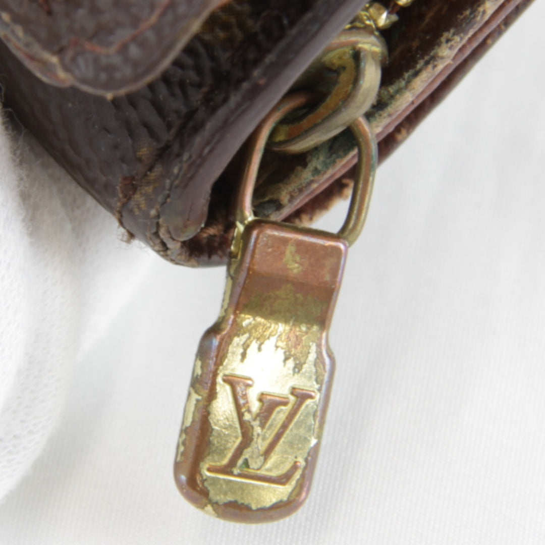 『USED』 
LOUIS VUITTON ルイ・ヴィトン 
 ポルトモネ・ビエトレゾール M61730 二つ折り財布 
モノグラムキャンバス モノグラム まだ使えるお品