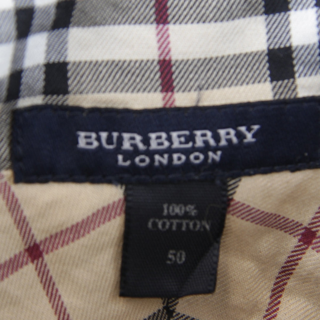 【価格改定】良品『USED』 
BURBERRY バーバリー 
 裏ノバチェック 50サイズ ハット 
コットン ブラック