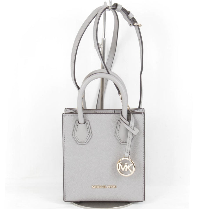 美品『USED』 
Michael Kors マイケルコース 
 ショルダーバッグ 
レザー グレー