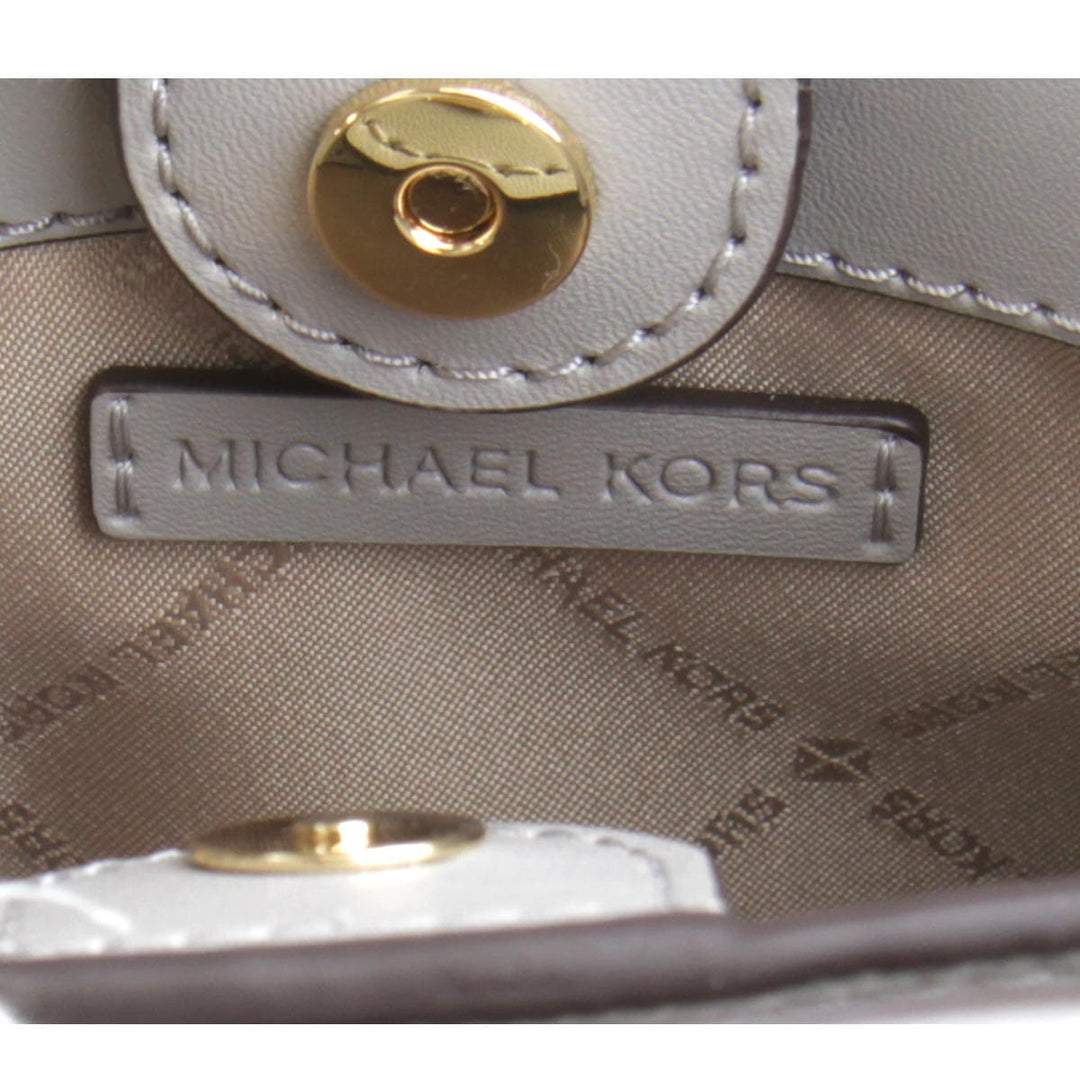 美品『USED』 
Michael Kors マイケルコース 
 ショルダーバッグ 
レザー グレー