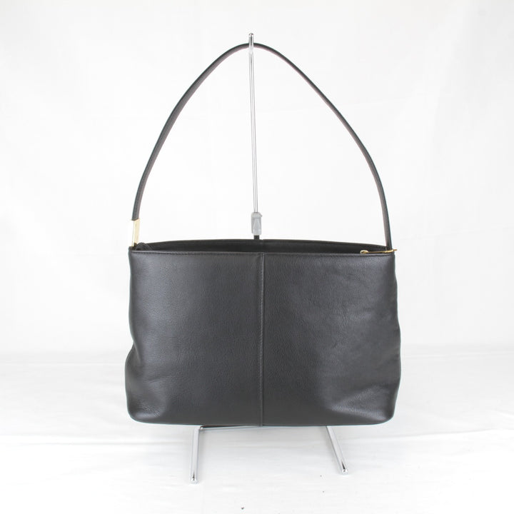 美品『USED』 
BURBERRY LONDON バーバリーロンドン 
 ショルダーバッグ 
レザー ブラック