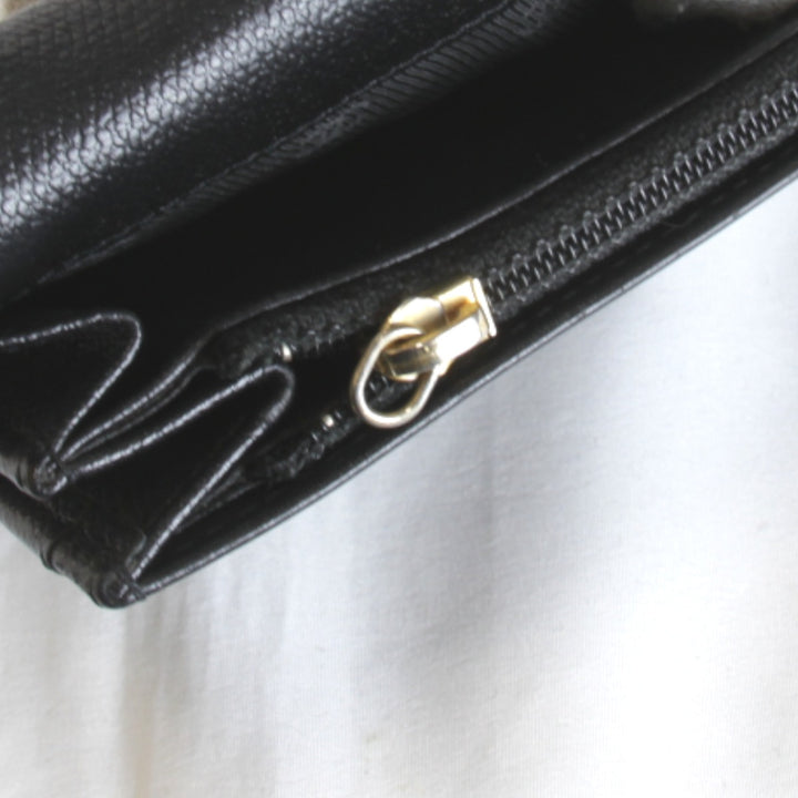 『USED』 
CHANEL シャネル 
 長財布 
レザー ブラック