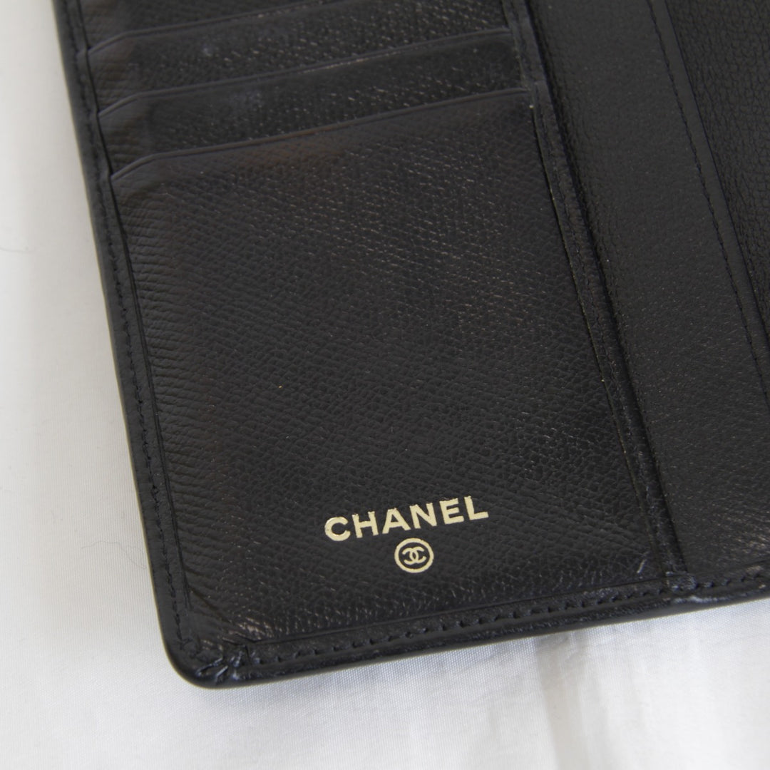 『USED』 
CHANEL シャネル 
 長財布 
レザー ブラック