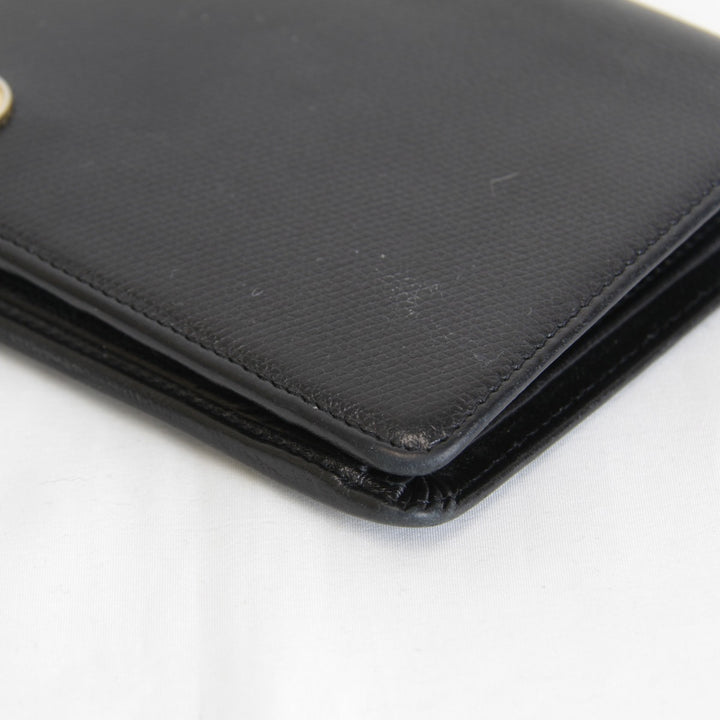 『USED』 
CHANEL シャネル 
 長財布 
レザー ブラック