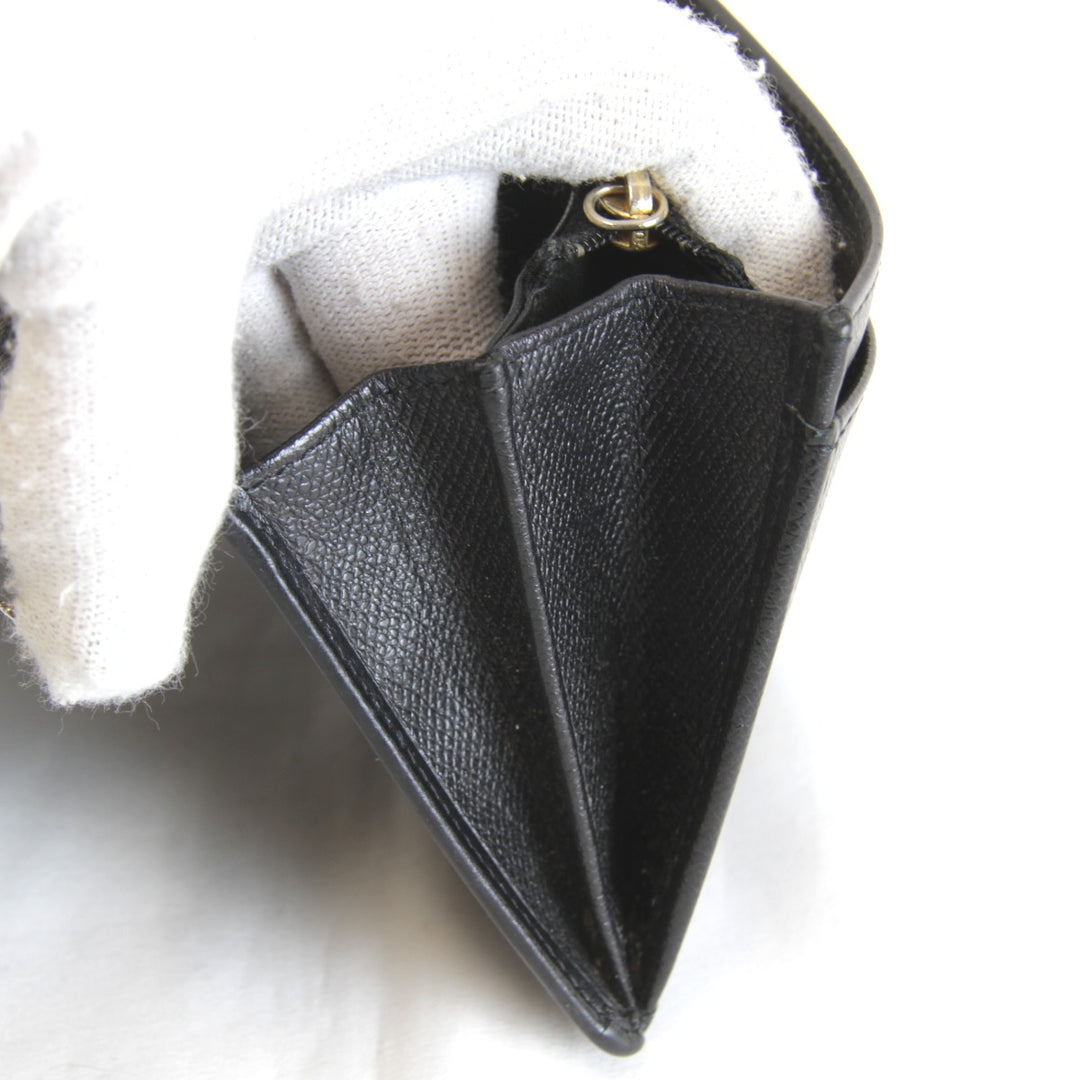 『USED』 
CHANEL シャネル 
 長財布 
レザー ブラック