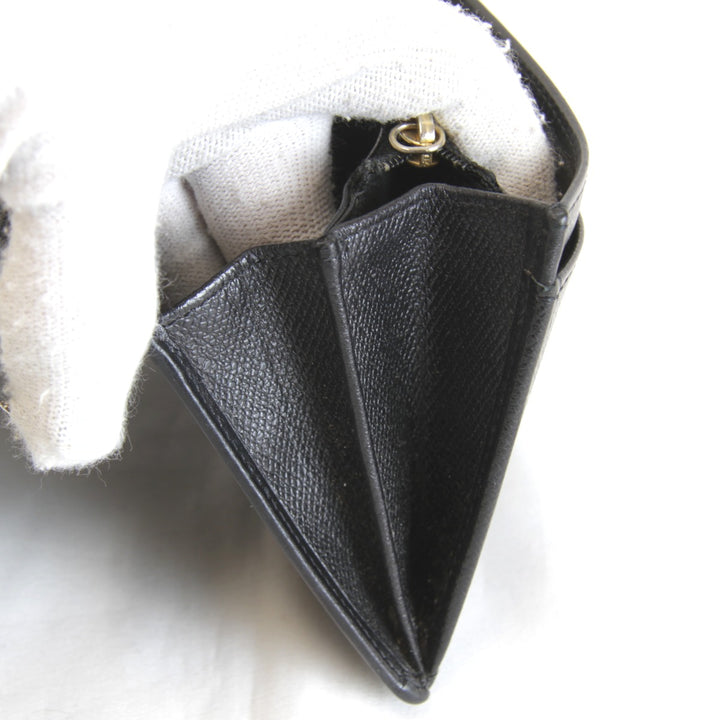 『USED』 
CHANEL シャネル 
 長財布 
レザー ブラック