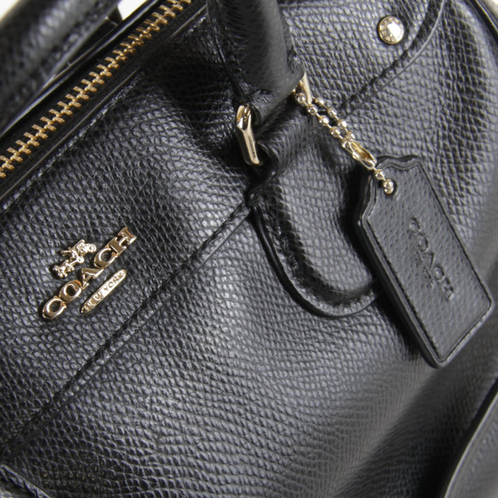 『USED』 
COACH コーチ 
 ショルダーバッグ 
レザー ブラック