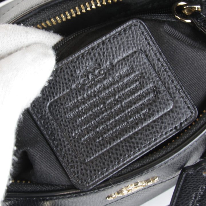 『USED』 
COACH コーチ 
 ショルダーバッグ 
レザー ブラック