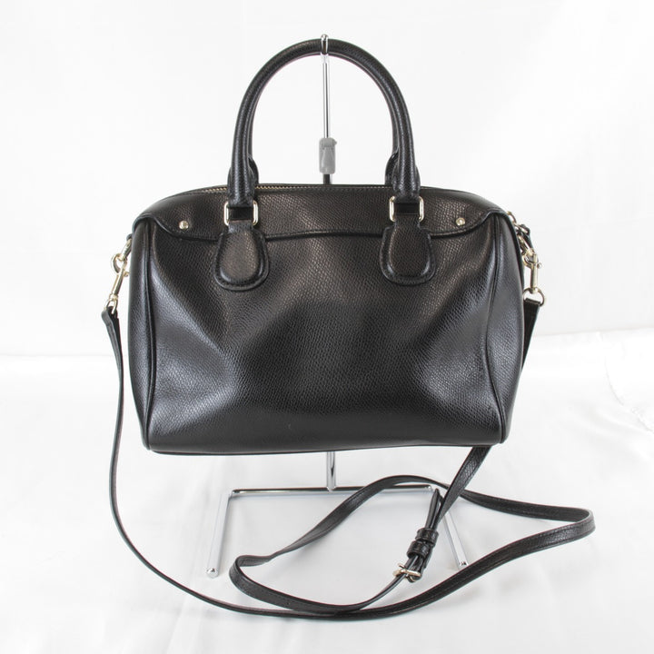 『USED』 
COACH コーチ 
 ショルダーバッグ 
レザー ブラック