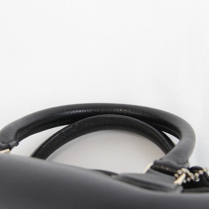 『USED』 
COACH コーチ 
 ショルダーバッグ 
レザー ブラック