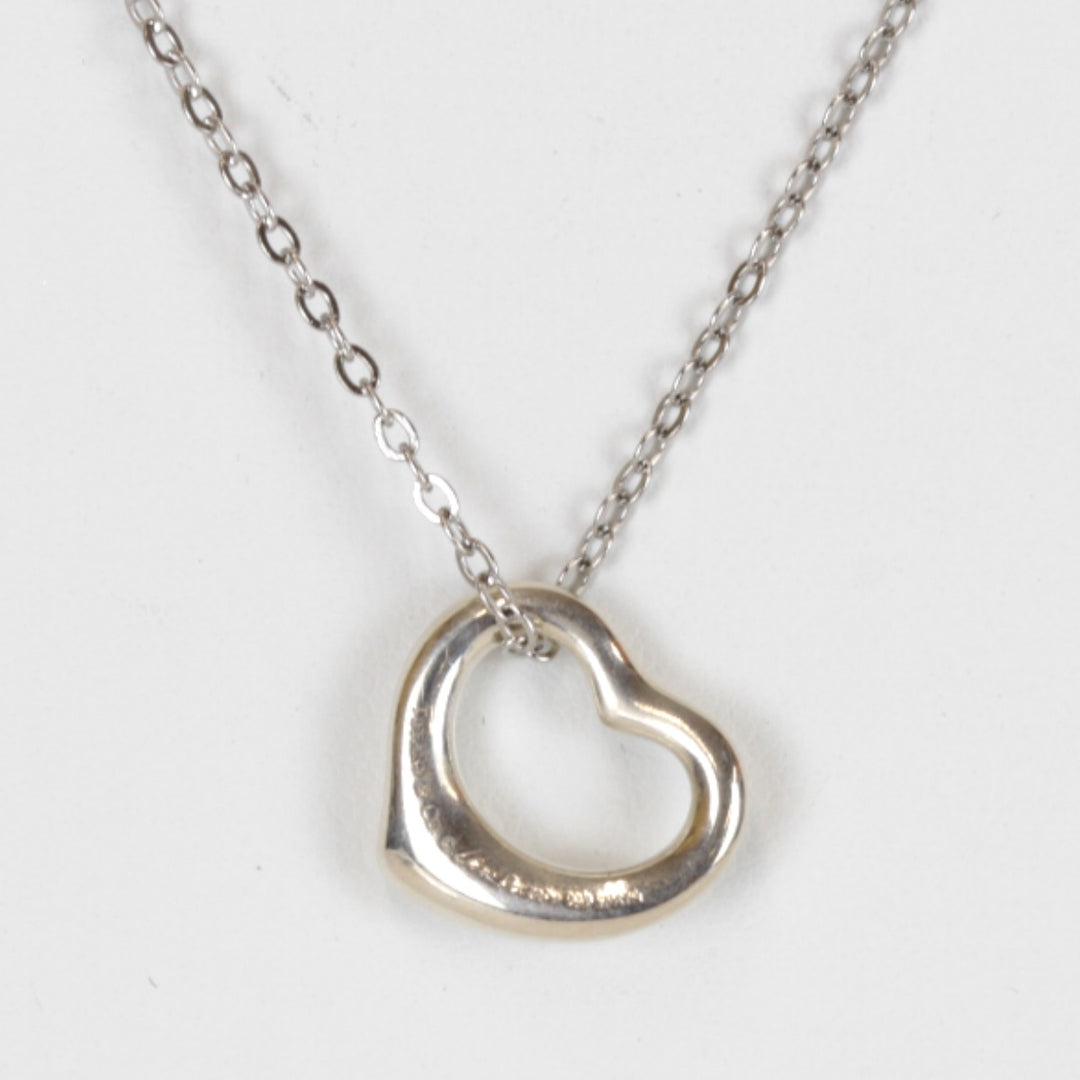 美品『USED』 シルバー925 
TIFFANY&Co. オープンハート ネックレス