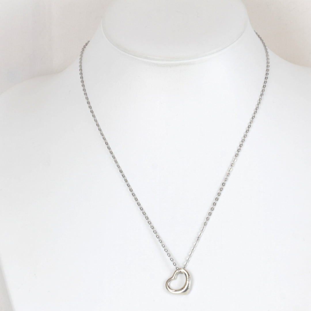 美品『USED』 シルバー925 
TIFFANY&Co. オープンハート ネックレス