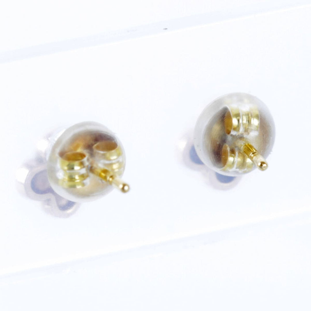 『USED』 K18 
 花モチーフ ピアス
 1.2g