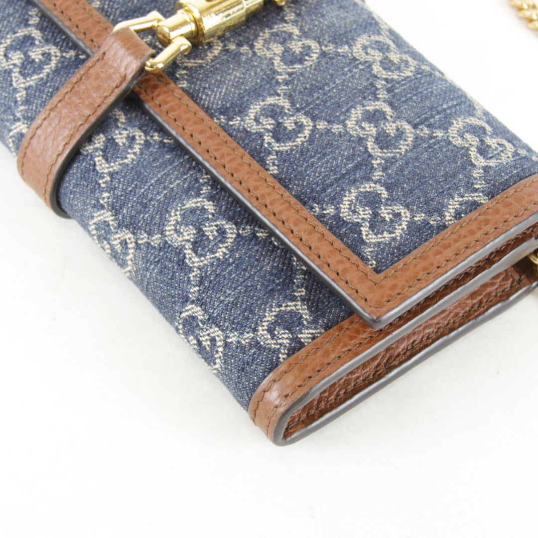 良品『USED』 
GUCCI グッチ 
 ニュージャッキー 1961 652681 長財布 
GGキャンバス ブルー
