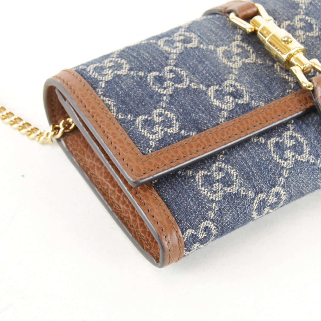 良品『USED』 
GUCCI グッチ 
 ニュージャッキー 1961 652681 長財布 
GGキャンバス ブルー