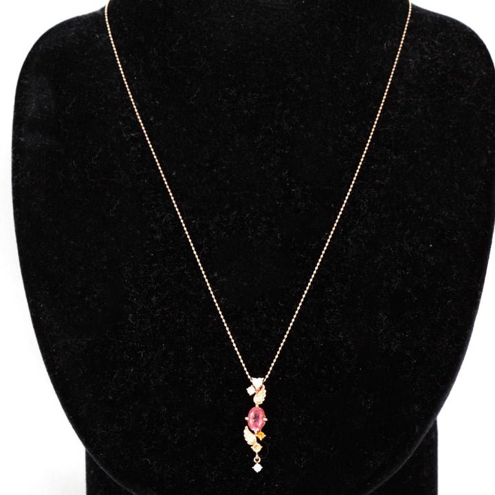 美品『USED』 K10 
 羽モチーフ ネックレス
 2.5g