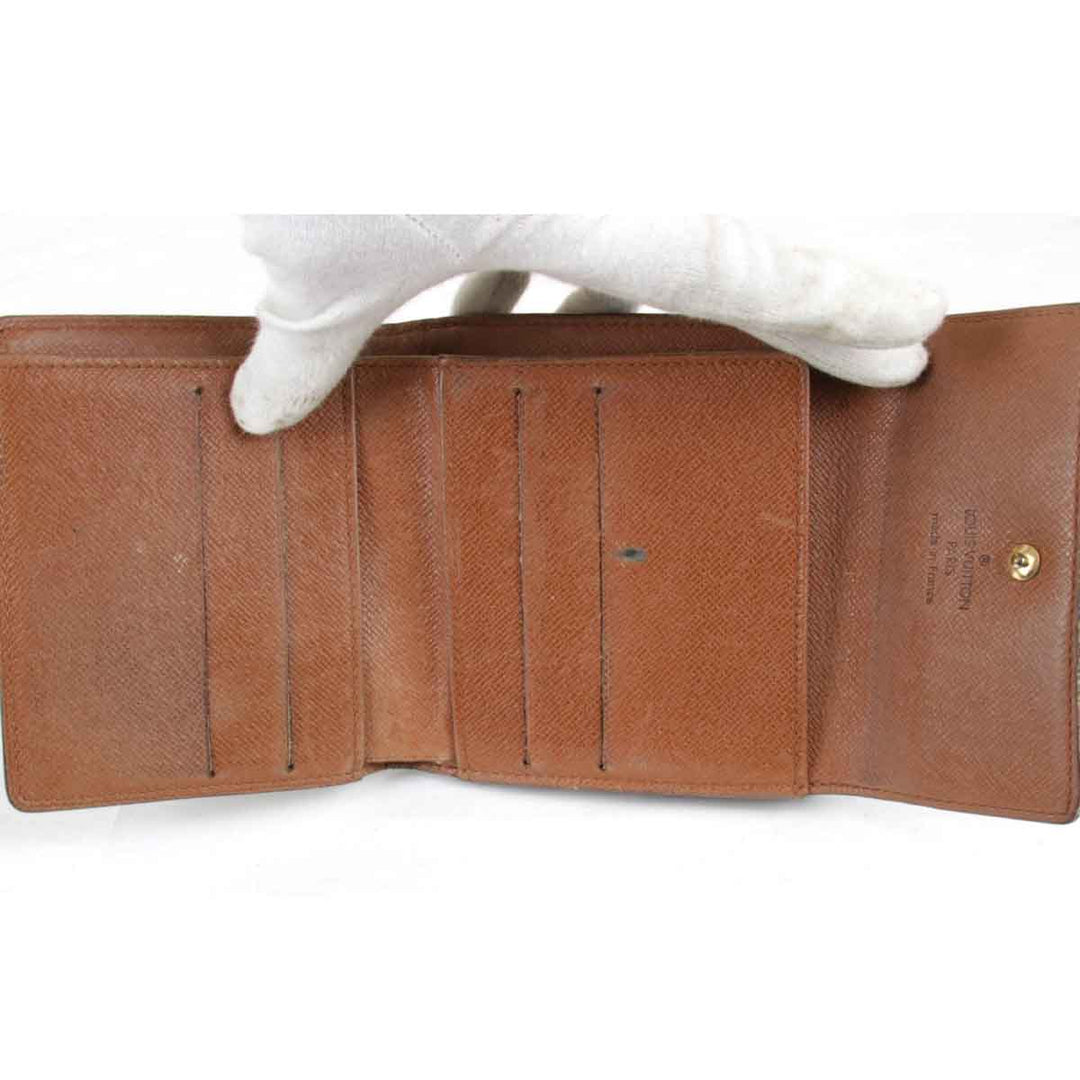 『USED』 
LOUIS VUITTON ルイ・ヴィトン 
 ポルトモネ・ビエ・カルトクレディ M61652 二つ折り財布 
モノグラムキャンバス モノグラム