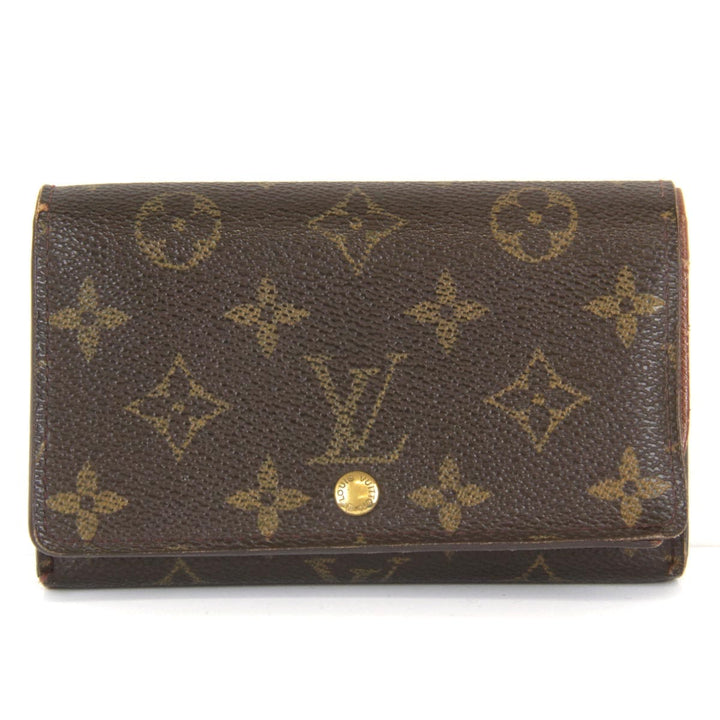 『USED』 
LOUIS VUITTON ルイ・ヴィトン 
 ポルトモネビエ・トレゾール M61730 二つ折り財布 
モノグラムキャンバス モノグラム