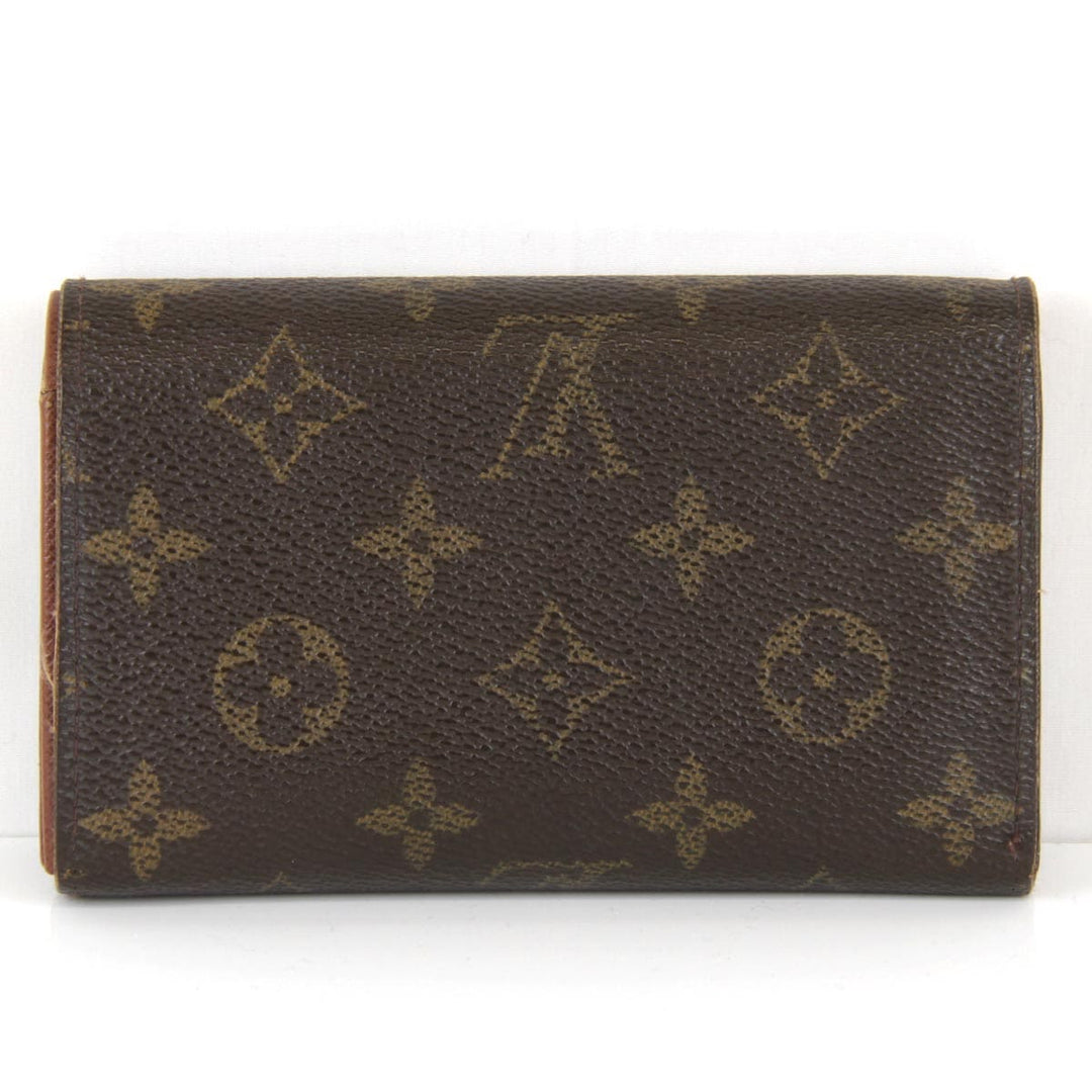 『USED』 
LOUIS VUITTON ルイ・ヴィトン 
 ポルトモネビエ・トレゾール M61730 二つ折り財布 
モノグラムキャンバス モノグラム