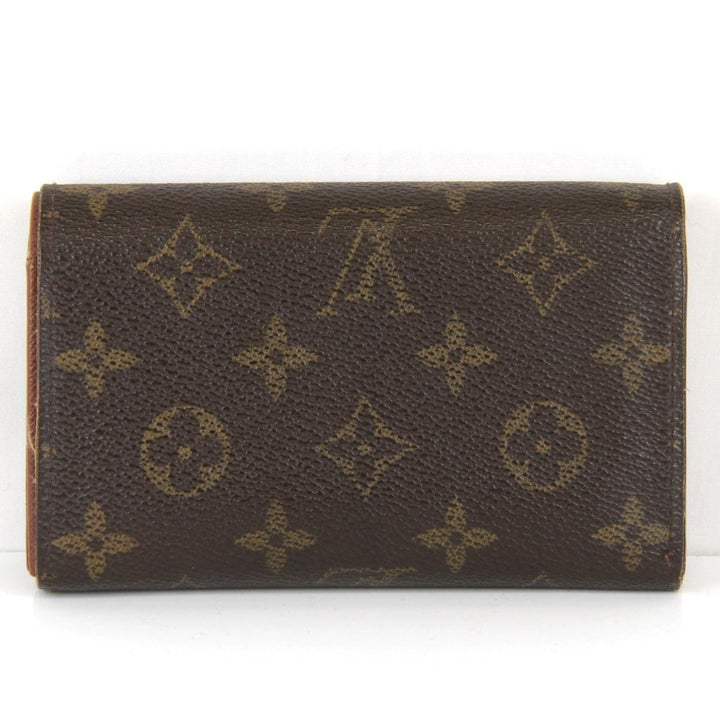 『USED』 
LOUIS VUITTON ルイ・ヴィトン 
 ポルトモネビエ・トレゾール M61730 二つ折り財布 
モノグラムキャンバス モノグラム