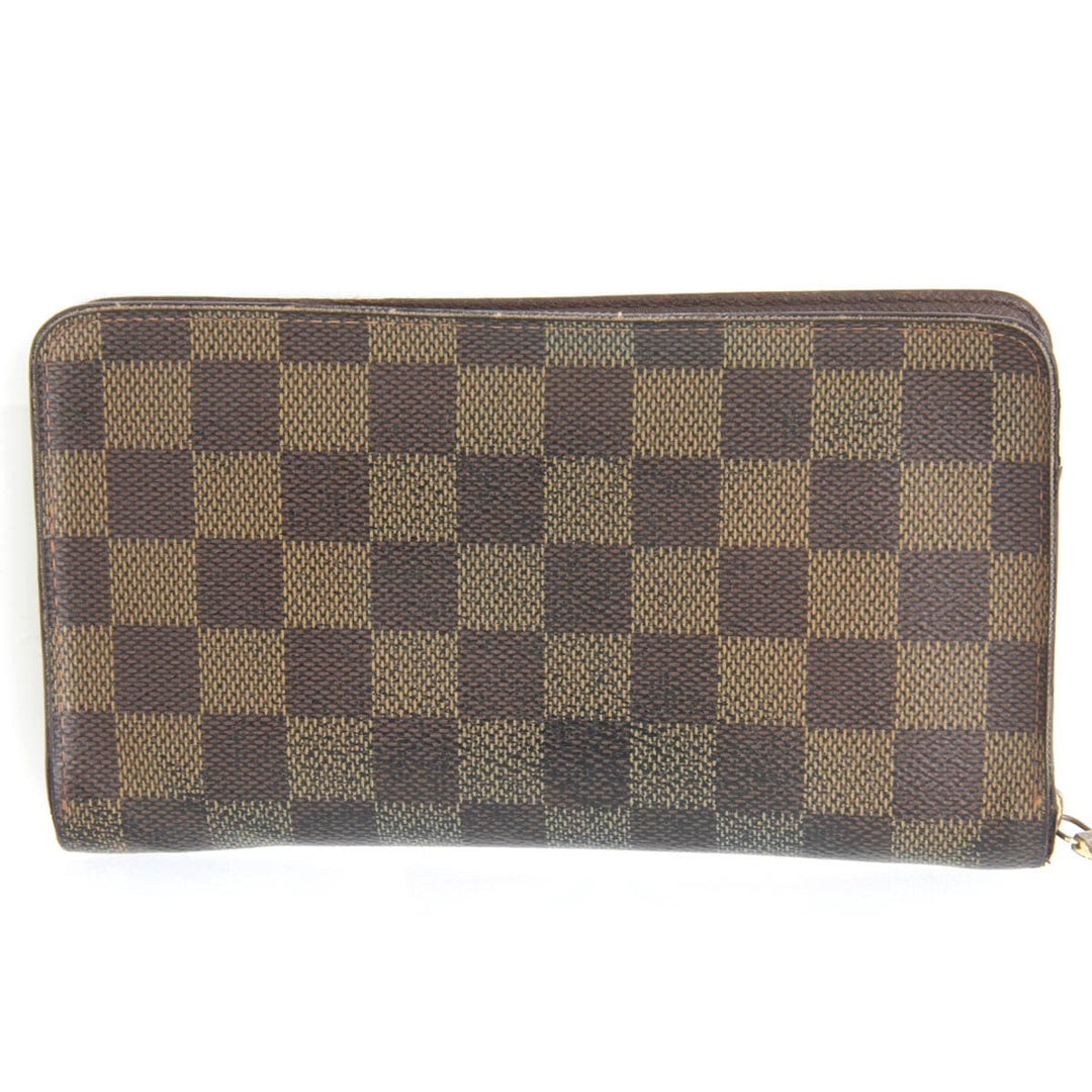 『USED』 
LOUIS VUITTON ルイ・ヴィトン 
 ポルトモネジップ N61728 長財布 
ダミエキャンバス ダミエ