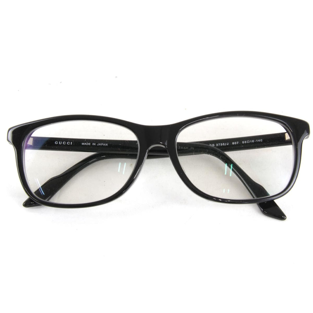 美品『USED』 
GUCCI グッチ 
 3736/J 807 55□16-140 サングラス 
 ブラック