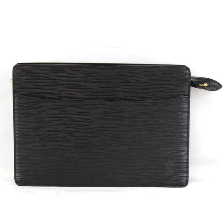『USED』 
LOUIS VUITTON ルイ・ヴィトン 
 M52522 セカンドバッグ 
エピレザー ブラック