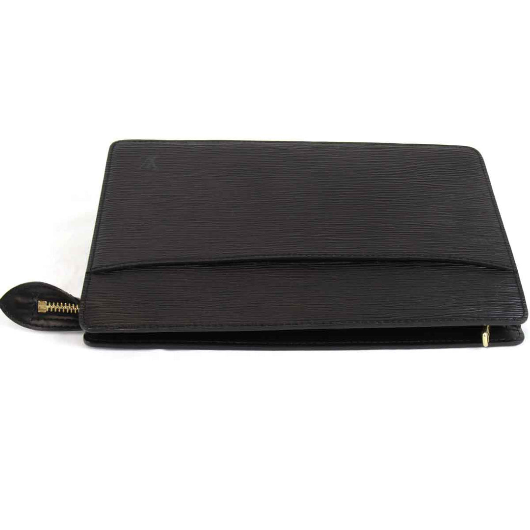 『USED』 
LOUIS VUITTON ルイ・ヴィトン 
 M52522 セカンドバッグ 
エピレザー ブラック