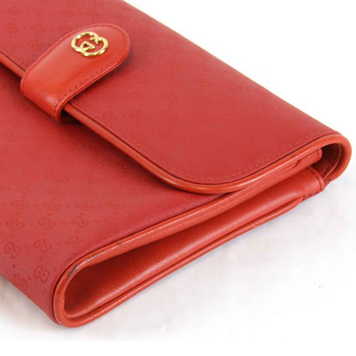 『USED』 
GUCCI グッチ 
 セカンドバッグ 
PVC/レザー  レッド