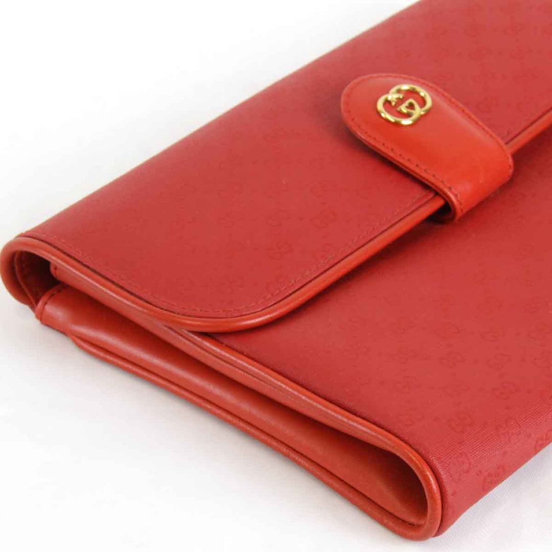 『USED』 
GUCCI グッチ 
 セカンドバッグ 
PVC/レザー  レッド