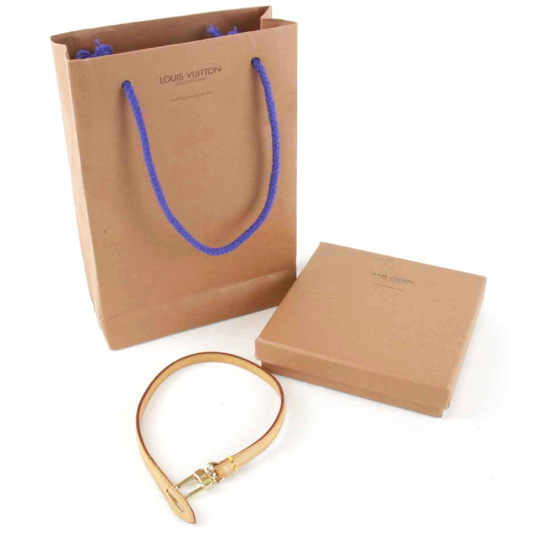 『USED』 
LOUIS VUITTON ルイ・ヴィトン 
 アクセソワール ストラップ ストラップ 
ヌメ革 ベージュ