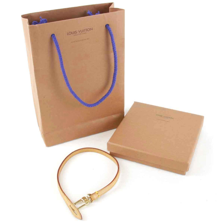 『USED』 
LOUIS VUITTON ルイ・ヴィトン 
 アクセソワール ストラップ ストラップ 
ヌメ革 ベージュ
