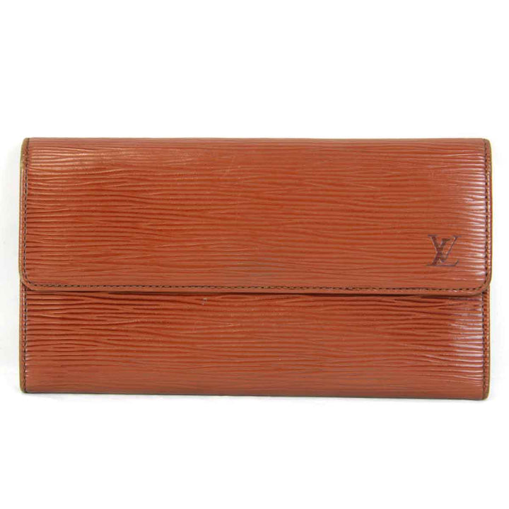 『USED』 
LOUIS VUITTON ルイ・ヴィトン 
 ポシェット・ポルトモネ・クレディ M6357 長財布 
エピレザー ブラウン