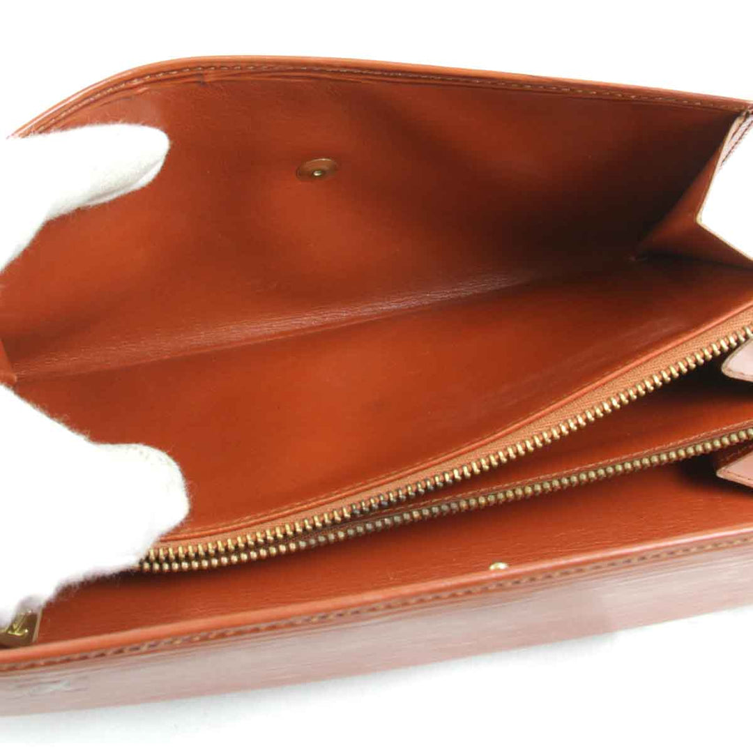 『USED』 
LOUIS VUITTON ルイ・ヴィトン 
 ポシェット・ポルトモネ・クレディ M6357 長財布 
エピレザー ブラウン